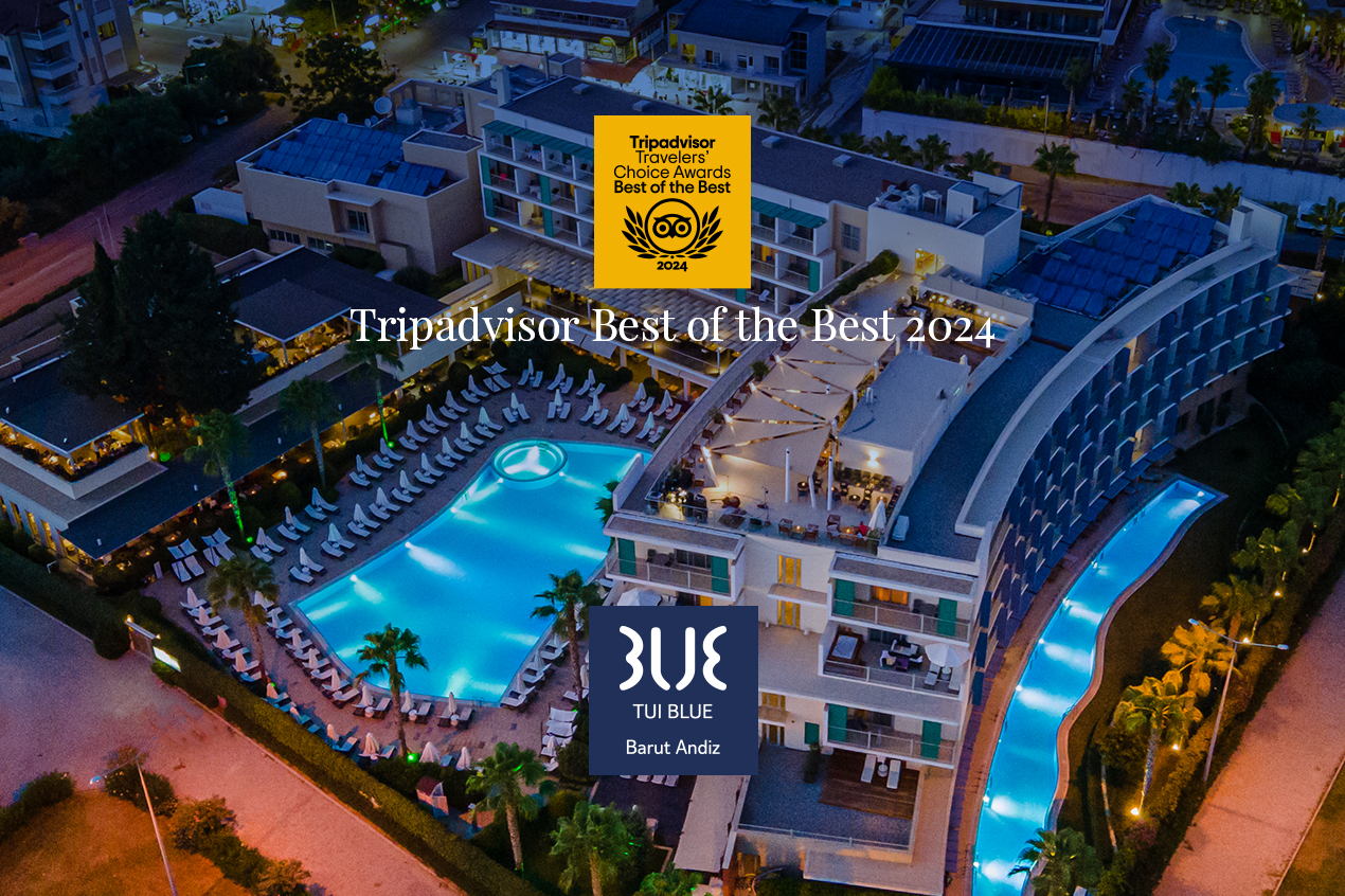 TUI BLUE BARUT ANDIZ “TRIPADVISOR BEST OF THE BEST 2024” ÖDÜLÜNÜ ALDI
